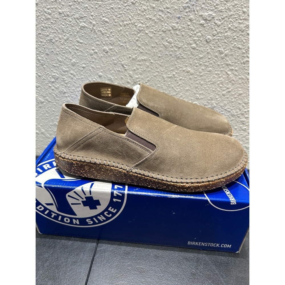 Birkenstock Callan Suede Gray Taupe EU 40 US L9 M7 Womens Mens - Picture 5 of 12